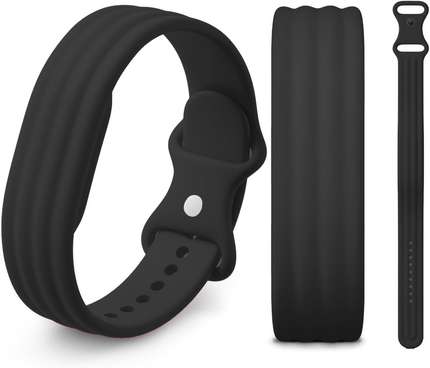 交換バンド Google Fitbit Air 用 交換バンド スポーツ用シリコン時計バンド 柔らかく通気性良し 運動日常兼用腕時計ベルトカラー多数選択可