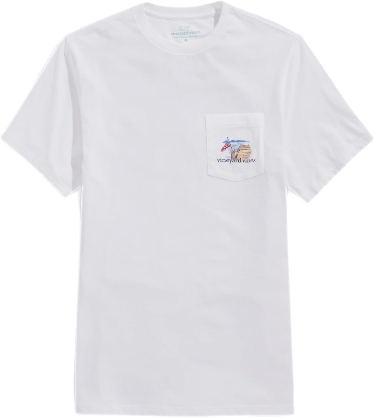 Vineyard Vines Men's Pier Golf Swing Short-Sleeve Pocket Tee