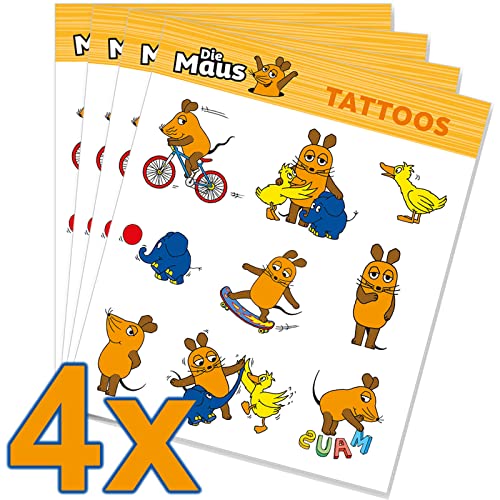 Tattoo-Set * DIE SENDUNG MIT DER MAUS * als Mitgebsel, Geschenk oder zum...
