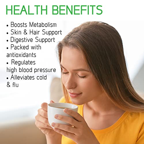 Incas 100% Usda Organic Lemongrass Tea Bags Premium Quality Roasted Lemongrass Tea Supports Healthy Digestion Eco-Conscious Tea Bags Non Gmo Verified Sourced From Thailand Caffeine Free Herbal Tea Rich In Antioxidants #TOP4