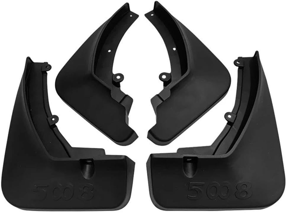 Auto Parts 4PCS Car Mudguard Mud Flaps Splash Mud Guard Fender for Peugeot 5008 2017-2021 Car Accessories