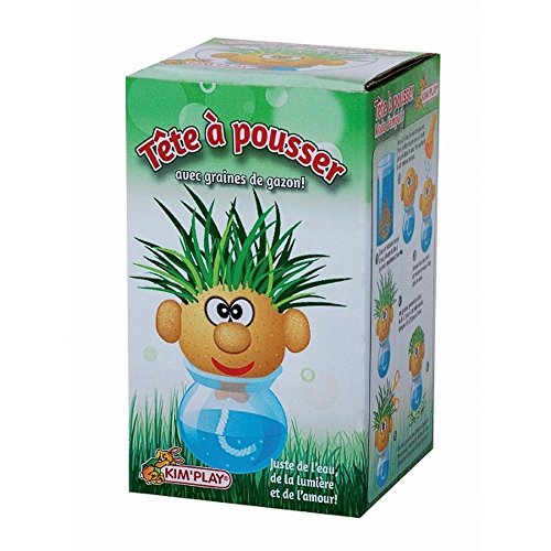 Kim'Play Tete A Pousser avec Graine DE Gazon 8 X 8 CM Jouet