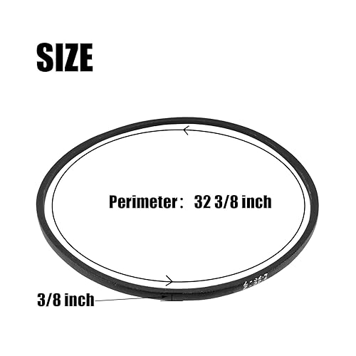 Miniatura 2 de Nuevo reemplazo de correa en V 117-1018 para Toro Recycler 20330 20331 20350 20351 cubierta de cortacésped