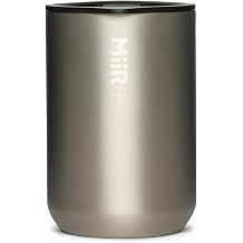 MiiR, Climate+ Tumbler, Stainless Steel, Double-Wall Vacuum Insulated, Silver, 16 Fluid Ounces