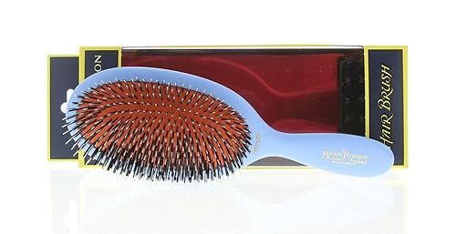 BN1 Large Popular Boar Bristle Nylon Tufts Hair Brush -