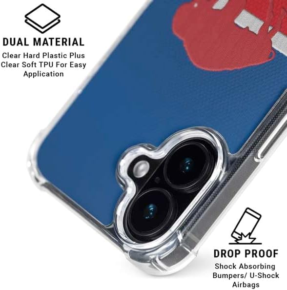 Skinit Phone Case Compatible with MagSafe iPhone 17 - Officially Licensed NFL Buffalo Bills Vintage Design