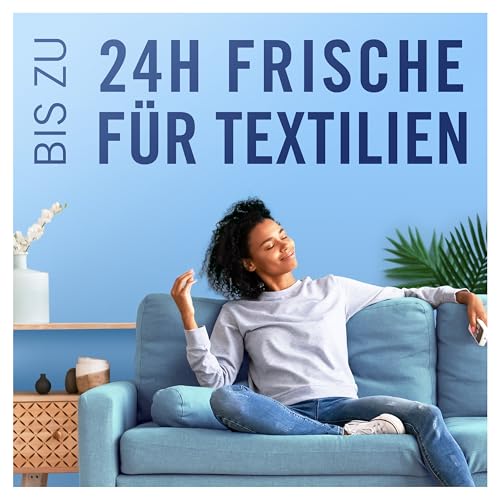Febreze Textilerfrischerspray, 375 ml Thai Orchidee, FrischeLuft-Technologie Entfernt Tiefsitzende Gerüche Und Verleiht Frischen Duft