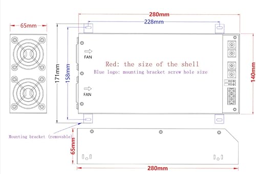 Miniatura 5 de Fuente de alimentación conmutada 2000W 24V AC a DC Fuente de alimentación 24V 83 Amp 2000W con PFC para impresora 3D, luz de tira LED, sistema de