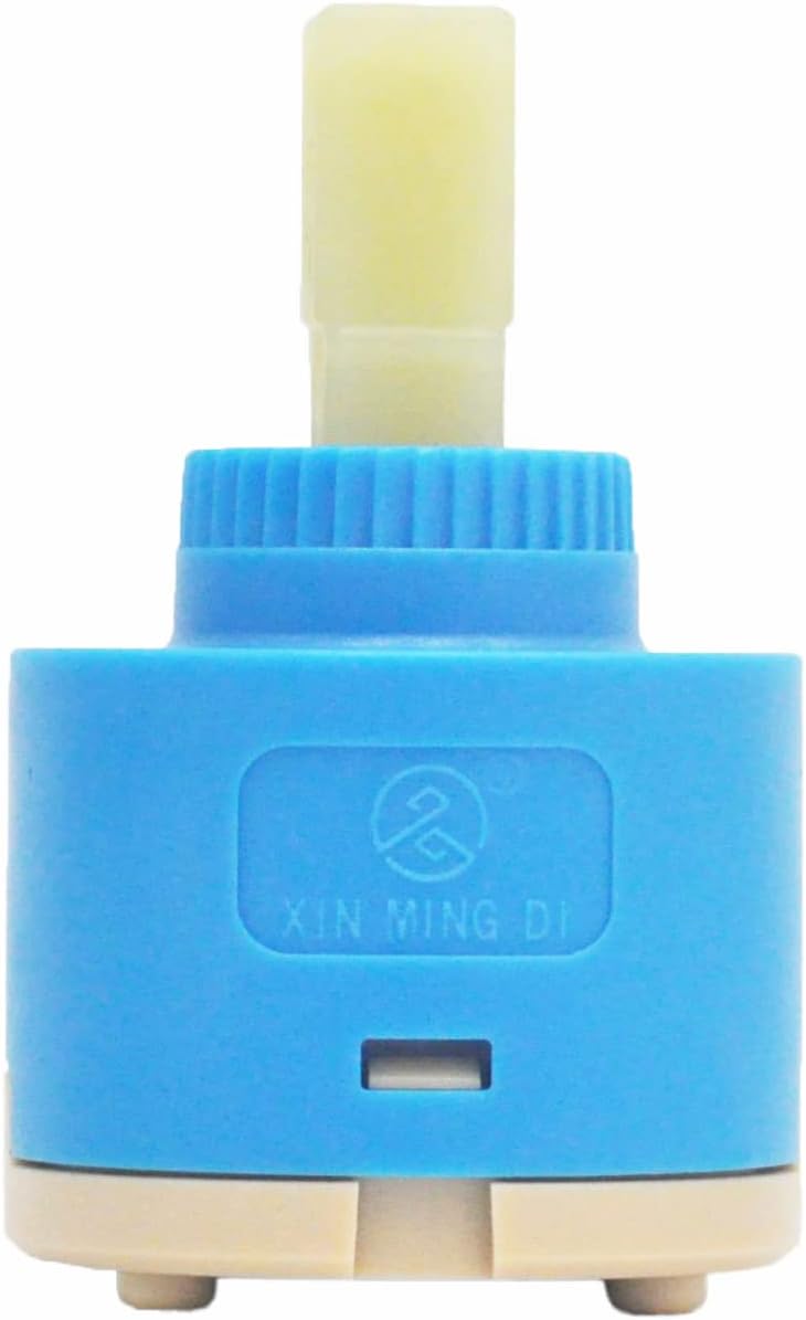 40mm MING DI Diameter Low Torque Ceramic Cartridge Without Distributor,Replacement for Single Handle Kitchen Basin Shower Faucet ，Ceramic Faucet Valve