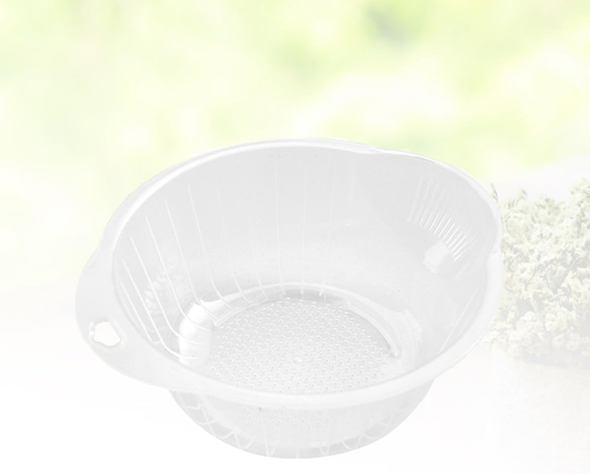 PP Rice Washing Basket with Hollow Design for Kitchen Use