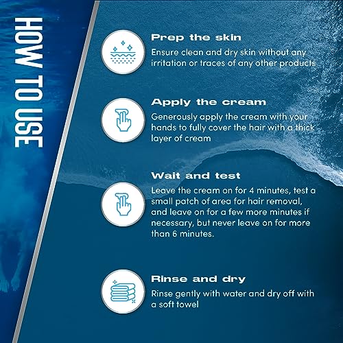 Image of Bold Care Intimate Hair Removal Cream for Men - Fast & Painless, Soothing for Unwanted Coarse Pubic Hair, Suitable For All Skin Types - Pack of 3