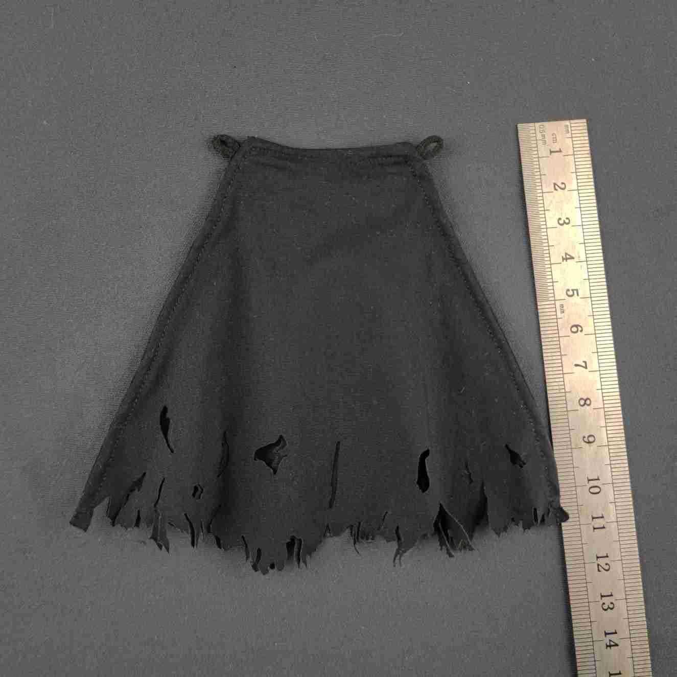 Meetoget 1/12 Scale Figure Doll Mantle Cape Clothes for 6 inch Action Figure PU003,Black