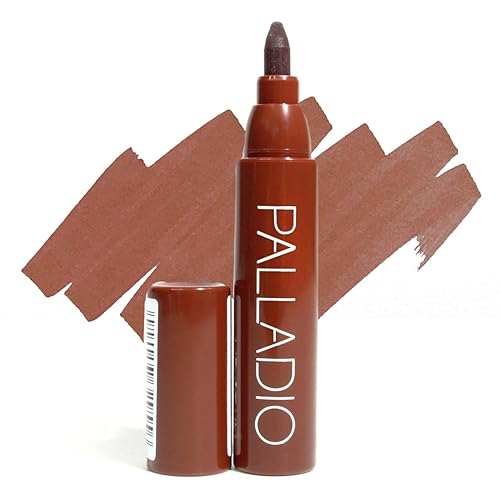 Palladio Tinte de labios, fórmula hidratante e impermeable, color mate, larga duración, acabado natural a prueba de manchas, marcador preciso con