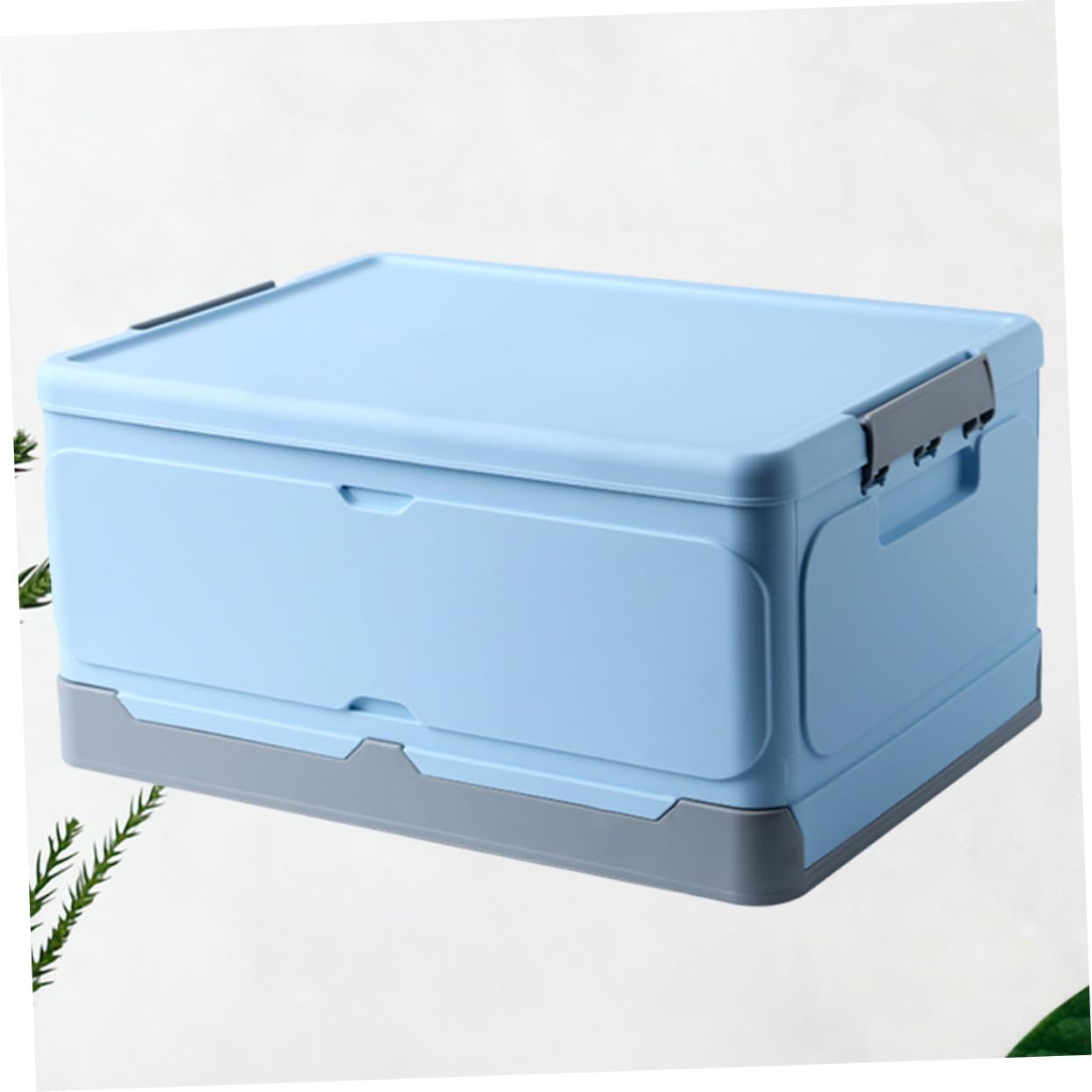 Faltbare Aufbewahrungsbox Groß aus Robustem PP Kunststoff mit Deckel Multifunktional und Leicht Transportierbar für Wohnzimmer Küche Büro und Schlafräume Praktische