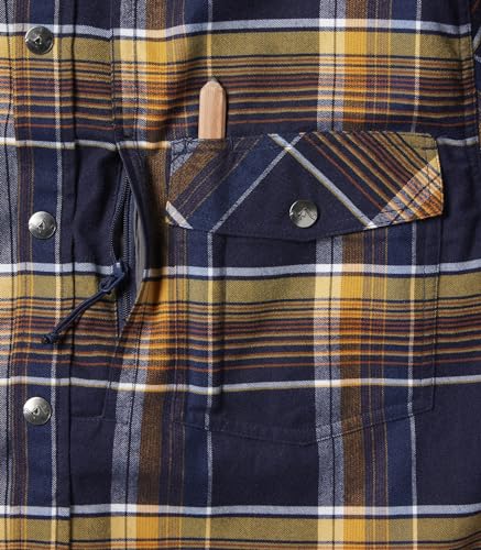 Legendary Whitetails Men's Performance Stretch Plaid Flannel Long Sleeve Snap Down Shirt Moisture Wicking Quick Dry, Grinnell Plaid, Medium - Image 3