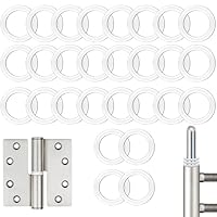 Fitschenringe Zimmertüren Kunststoff 60 Stück 1mm & 2mm Unterlegscheiben Türscharnier 10,2 mm X 15 mm Montageringe Ohne Abriebspuren Fitschenringe