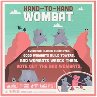 Exploding Kittens Hand to Hand Wombat Card Games for Adults Teens & Kids - Fun Party Games