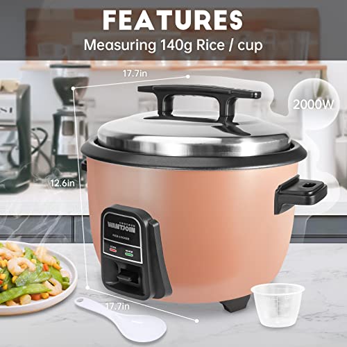 Wantjoin-Rice-Cooker-42-Cups-Cooked-with-Removable-Non-Stick-Bowl-10L1056QT-Commercial-Stainless-Rice-Cooker-with-Keep-Warm-Function-for-Party-Family-Brown