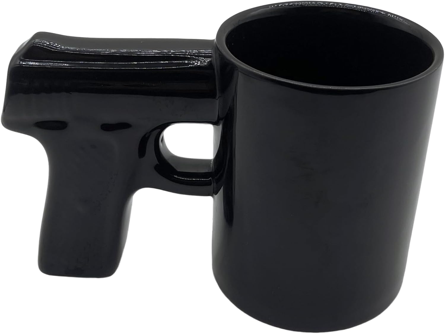 Gun Mug, Gun Handle Coffee Mug, Ceramics Beer Mug, Unique Coffee Mugs, Fathers Day Dad Gifts, Birthday Gifts for Men (14 OZ) - Image 2