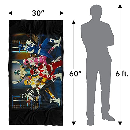 Trevco Power Rangers Stance Officially Licensed Beach Towel 30" X 60" #TOP5