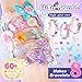Friendship Bracelet Making Kit for Girls, 5-12 Year Old Girl Birthday Gifts, Arts and Crafts Kits for Kids, Girls Toys Age 5 6 7 8 9 10 Years Old, Kid Jewelry Making Kit with Charm (Butterfly&Flower)