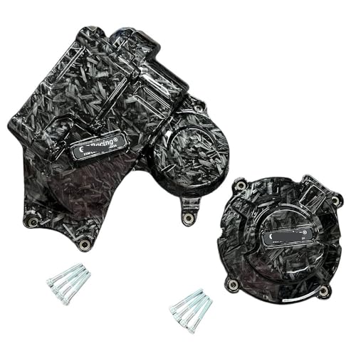 Couvercle stator CBR650R 2024 protection moteur antichoc texture forgée