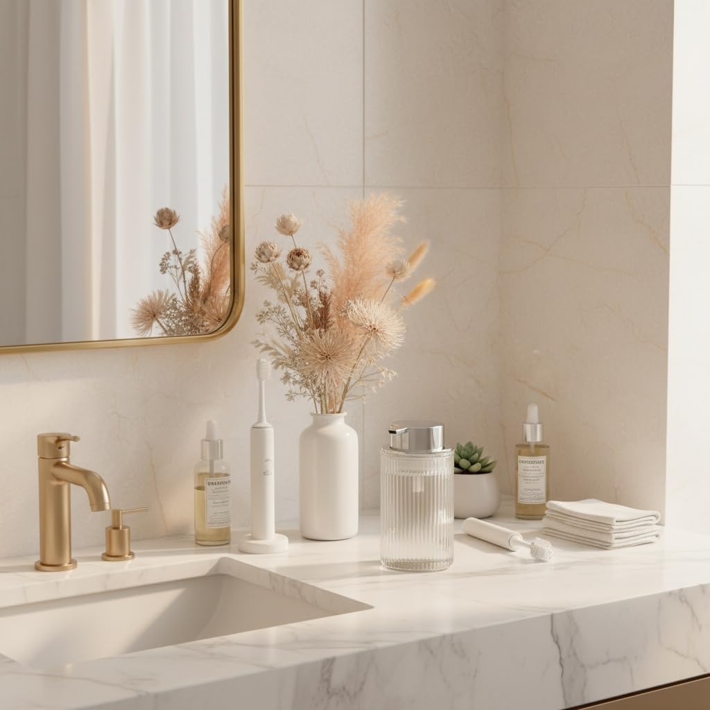 Clear Glass Foaming Soap Dispenser