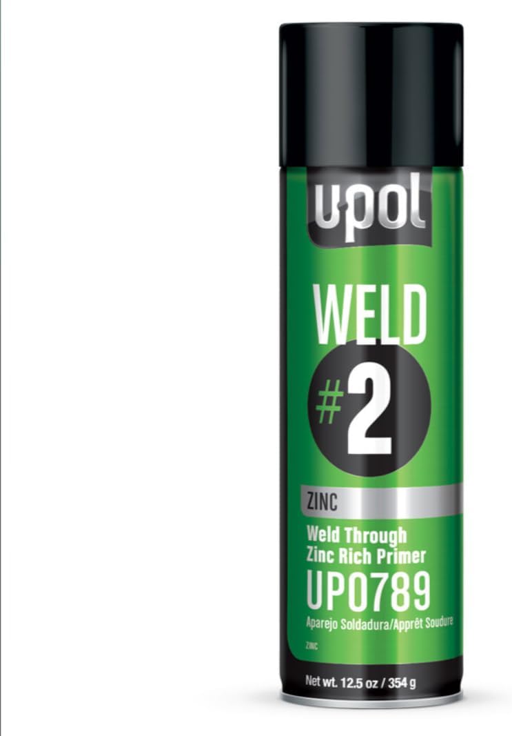 U-POL UPol WELD/AL WELD-2 353 g/12 Oz Zinc Rich Primer - Grey/green
