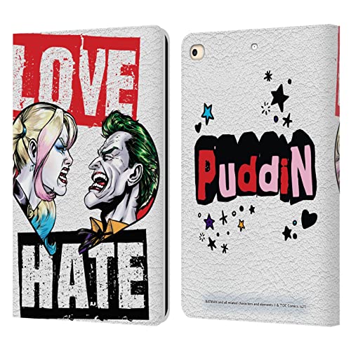 Funda libro iPad 9.7 2018 Batman carcasa cuero Harley Quinn compatible con iPad 2017