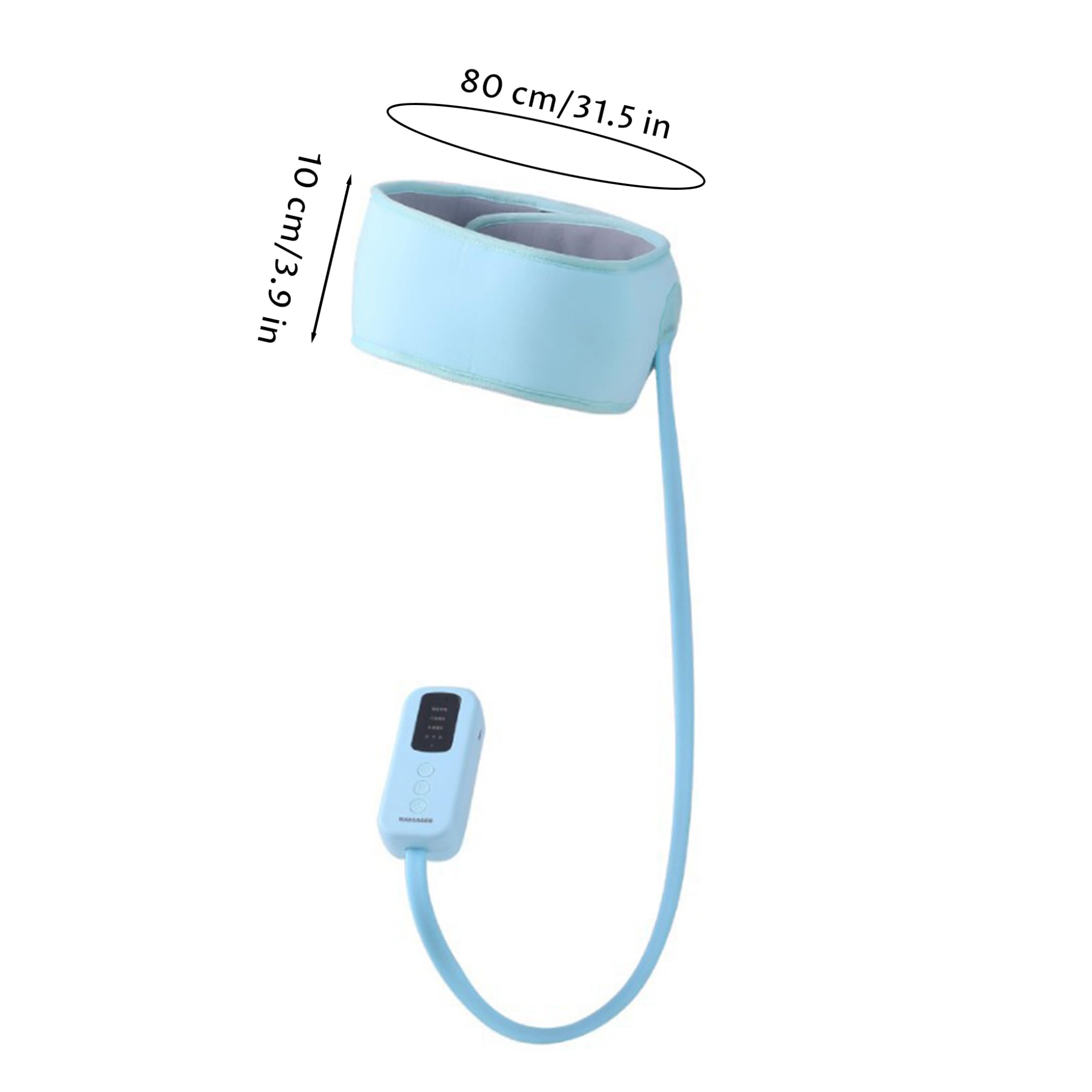 Massaggiatore per la testa elettrico, massaggiatore per la testa del cuoio capelluto con circolazione e impacco caldo per rilassamento e sollievo dallo stress, blu
