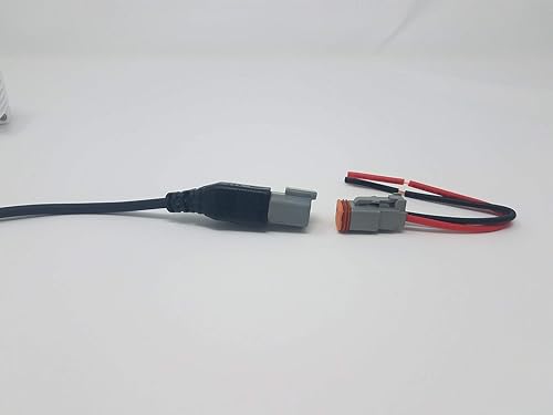 Miniatura 6 de 4WDKING Barra de luz LED de doble fila de 20 pulgadas + arnés de cableado femenino Deutsch de 2 pines conector impermeable