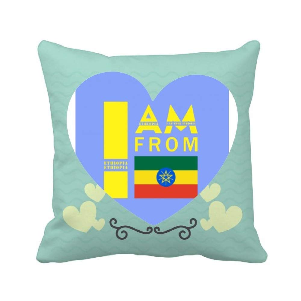 Coussin Éthiopie cœur offbb parfait pour décorer votre salon - 3