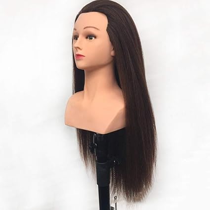 Tete De Formation Tete Mannequin 24 Pouces Avec Epaule Coiffure Marotte Cheveux Longs Poupees Tete Cheveux Modele Styling Amazon Fr Beaute Et Parfum