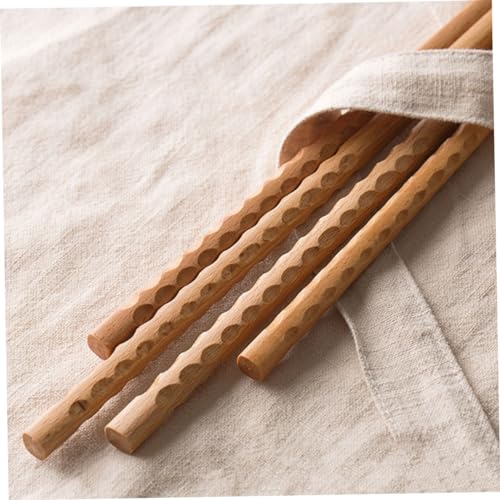 Palillos de madera largos para olla caliente pack de 4 pares de 42 cm PRETYZOOM 7