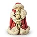 Enesco Heart of Christmas Elves Wearing Santa's Coat Figurine, 6.69-Inch