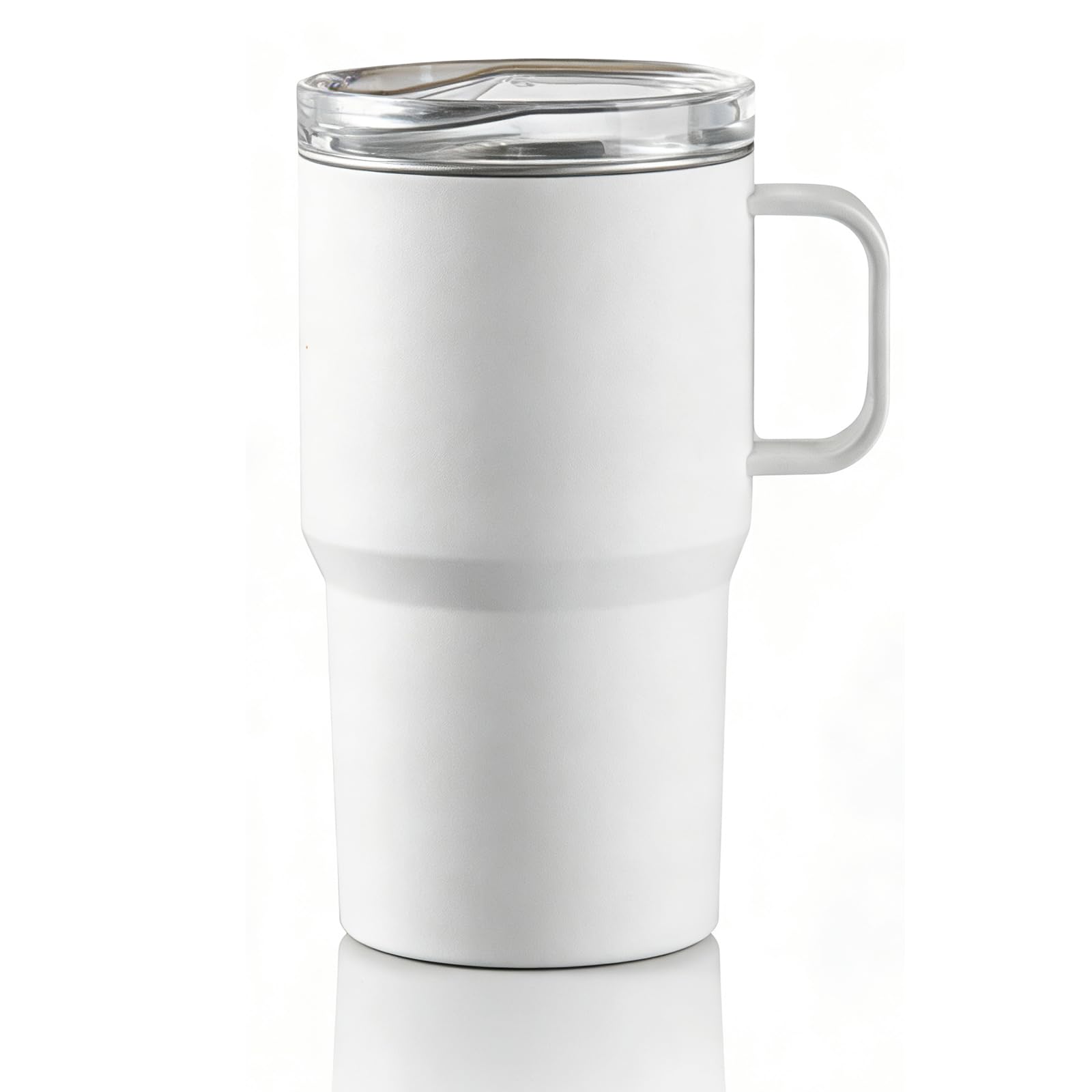 Eastrise Coffee Cup Travel Mug,19oz/560ml Insulated Coffee Cup with Double Wall,Reusable Travel Coffee Mug with Lid,Travels Cup for Hot and Cold Drinks (19oz/White)