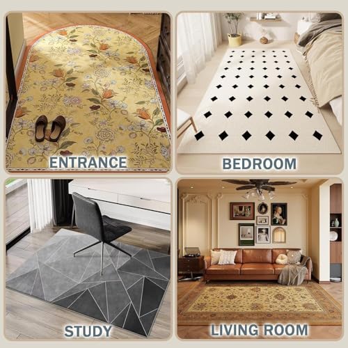 Estera de protección de suelo de madera multifuncional para silla con ruedas 7
