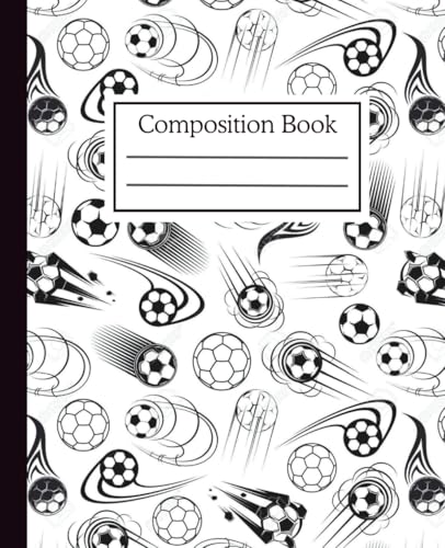 Kickstart Notes: Soccer-Themed Composition Book: Perfect Notebook for Soccer Kids, Sports Fans, or Game Strategy Notes ? 7.5 x 9