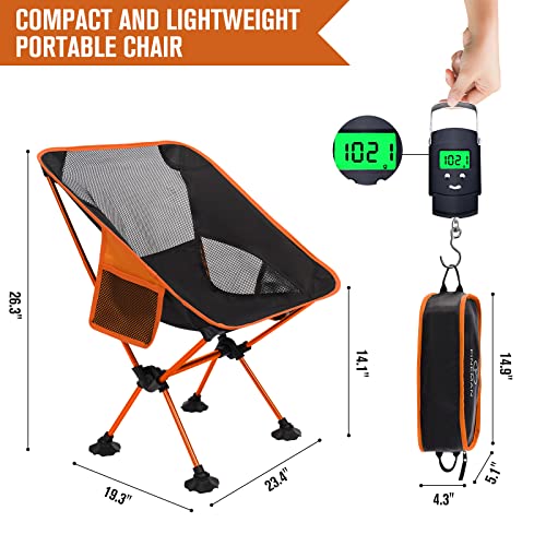 Fineman-Backpack-Camping-Chairs-for-Adults-Folding-Portable-Camp-Gear-Outdoor-Chairs-Lightweight-Beach-Chairs-for-Travel-Fishing-Hiking-Stadium-Patio-Picnic-Orange