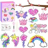 Poke Art Crafting Kit-Mágica Decoración de sueños,Poke-in craft DIY Toys,actividad creativa,arte de costura sin desorden para niños,gran regalo para,Manualidades Juguetes niñas y niños 4 5 6 7 8+Años