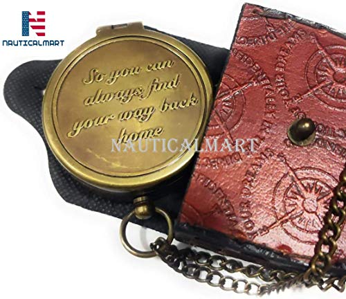 Brújula de Latón NauticalMart con Estuche miniatura 3