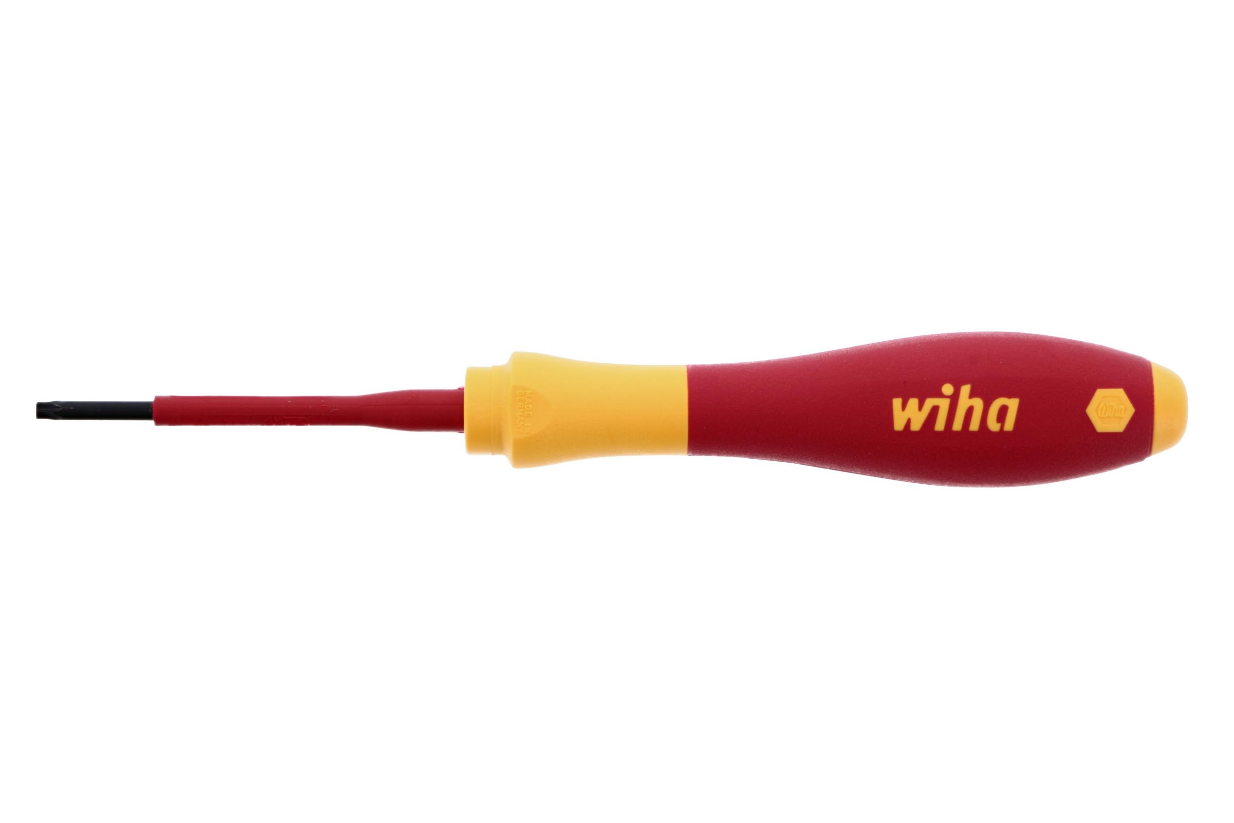 Wiha 32531 cacciavite Torx con manico Softfinish, 1000 volt, T10 x 60 mm
