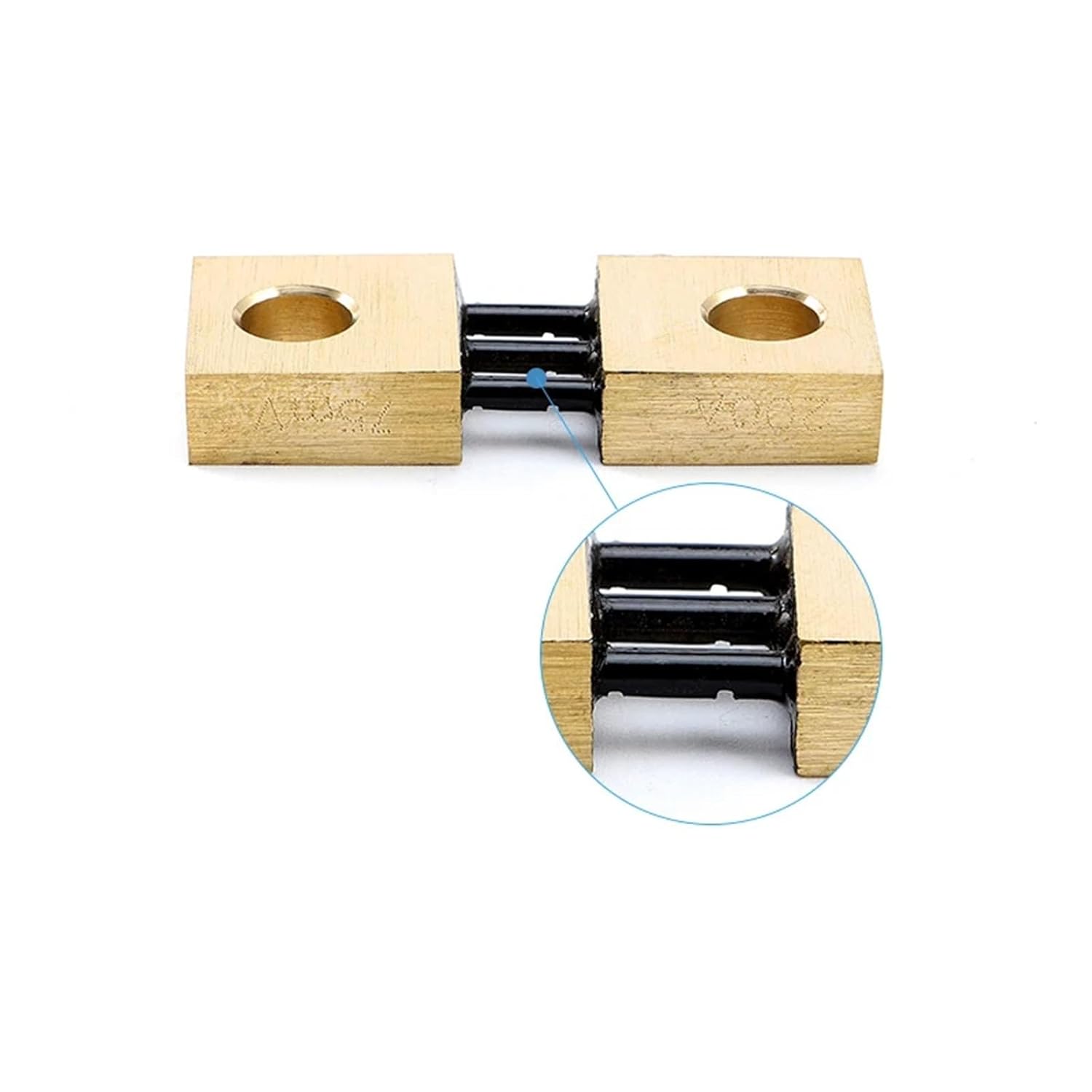 FL-19B Shunt 200A 75mV Welding Machine Brass Resistor DC Shunts for Current Analogue Panel Meter 1Pcs