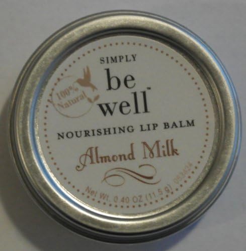 Simply Be Well Organic 100% Natural Nourishing Lip Balm (Almond Milk)