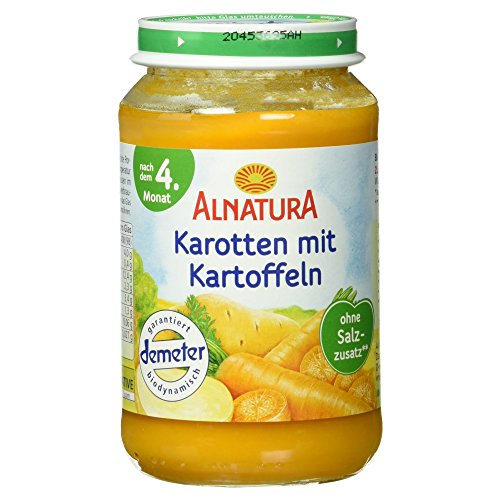 Alnatura Bio Gemüsebrei Karotten-Kartoffeln, nach 4. Monat, 190 g