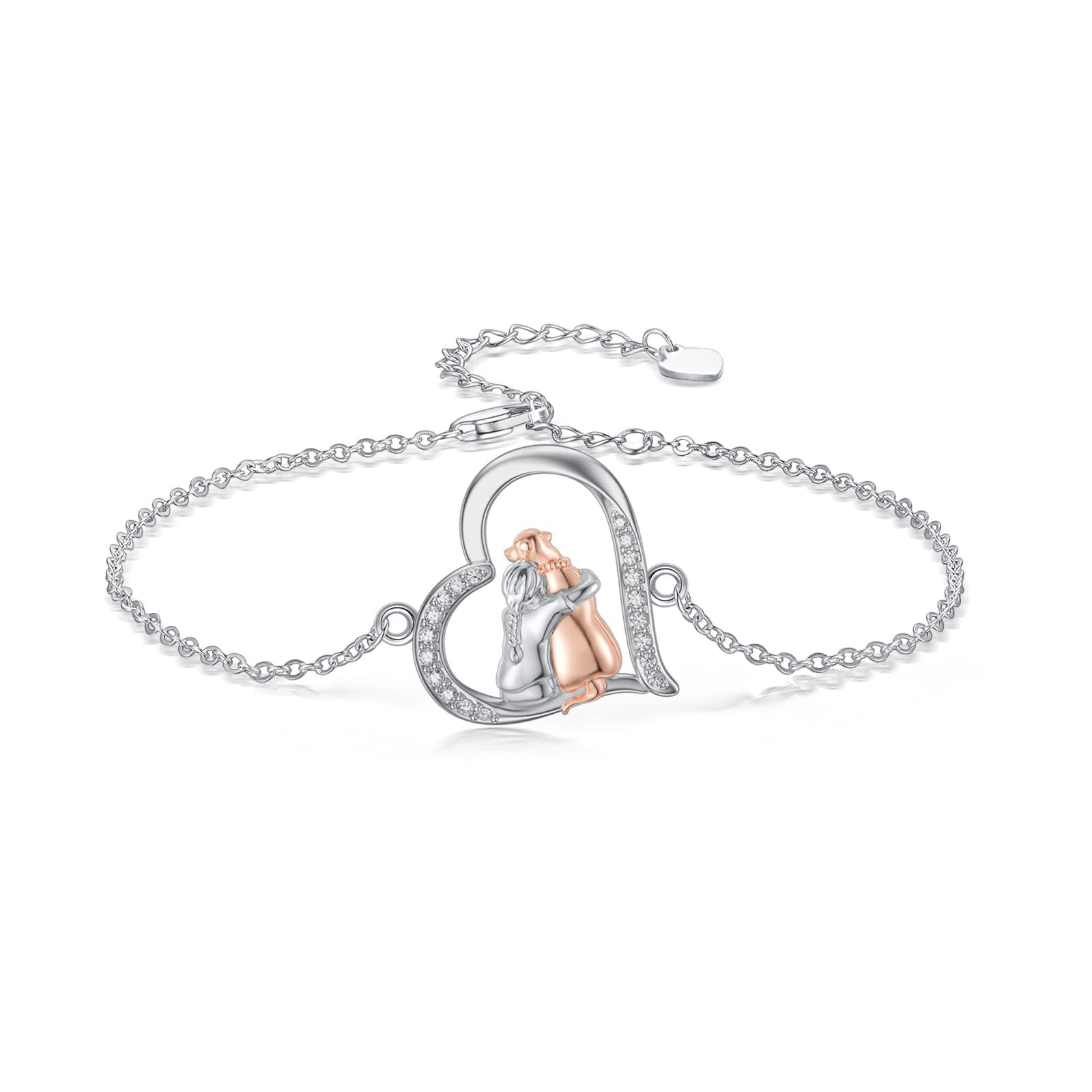 LONAGO Collana Leone 925 Sterline D'argento Carino Leone con Albero Della Vita Pendente Collana Gioielli per le Donne