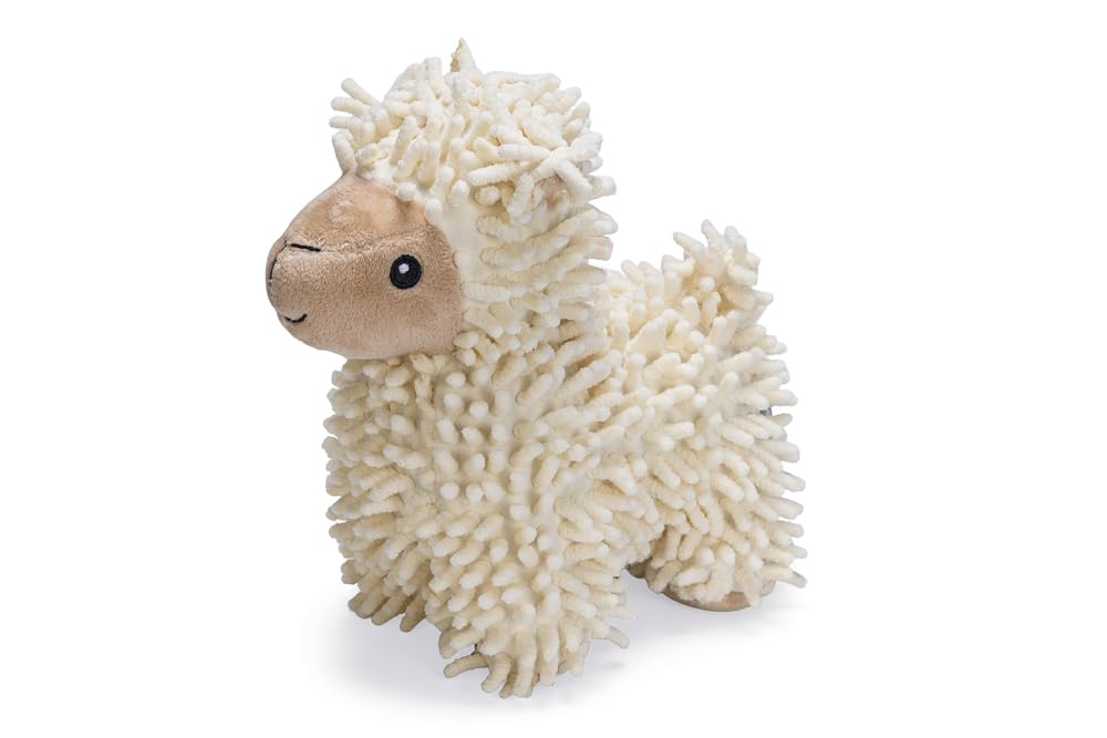Beeztees Eco Sheep Jovi Dog Toy, Fleece, 100% Recycled