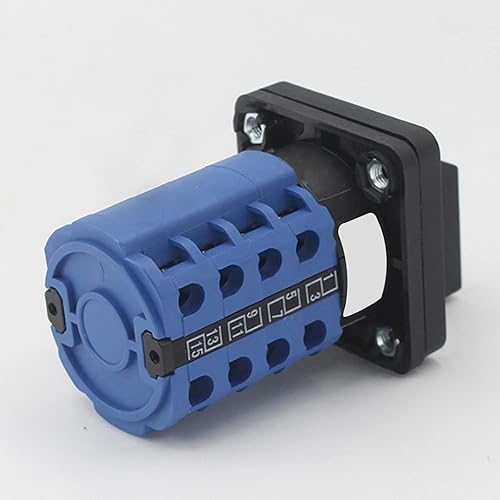 Miniatura 4 de Interruptor selector de cambio universal, interruptor de transferencia de potencia, 4 posiciones 16 terminales, LW26-20 1-44 380V 20A Motor,