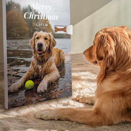 Dog Advent Calendars Dog Advent Calendar 2025 personalised Gift with Photo – Pedigree® Treats Countdown for Dogs, Personalise with Name or Photo for Dog Lovers
