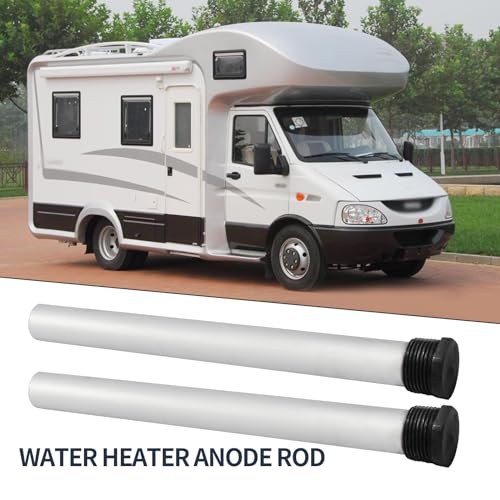 Image of RV Water Heater Anode Rod 232767 with PTFE Tape and Element Wrench, 1 /2 inch Hex, 9.25 inchL x 3 /4 inch NPT Threads, Magnesium Rv Hot Water Tank Anode Rod Replacement for Suburban Mor-Flo Water Heater Tanks